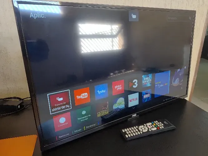 TV 32 Polegadas AOC Smart TV HD Televisão