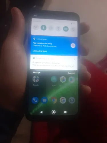 Moto g7 power com defeito