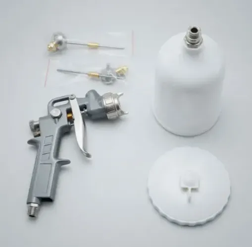 PISTOLA DE PINTURA TANQUE ALTO STELS