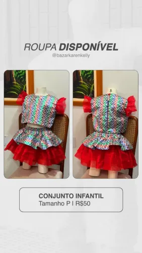 Conjunto infantil junino