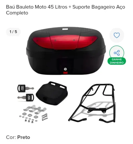 URGENTE /// BAÚ 45 LITROS UNIVERSAL PRO TORK