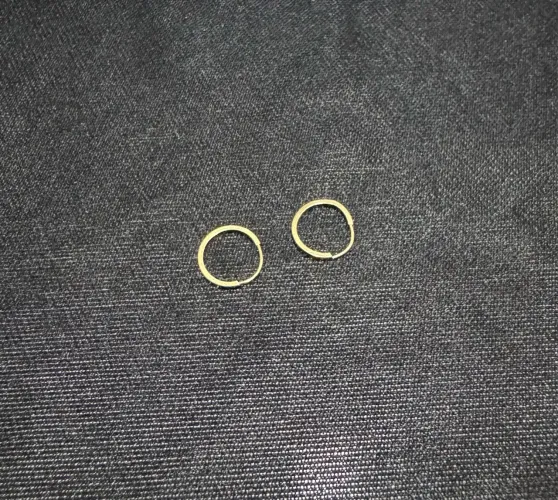 Argolas de ouro 18k