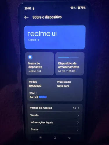 celular realme c51 128 gb