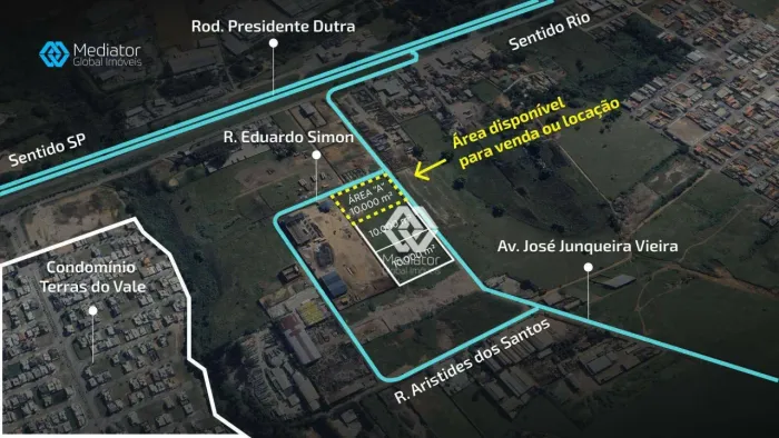 Área, 10000 m² - venda por R$ 8.000.000,00 ou aluguel por R$ 28.381,70/mês - Cacapava - Ca