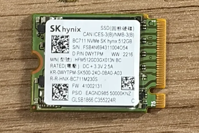 SSD NVME 512GB SK Hynix