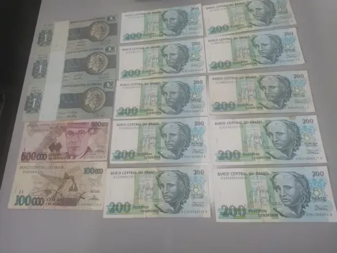 NOTAS ANTIGAS DE DINHEIRO BRASILEIRO