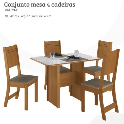 Mesa de jantar mdp/mdf