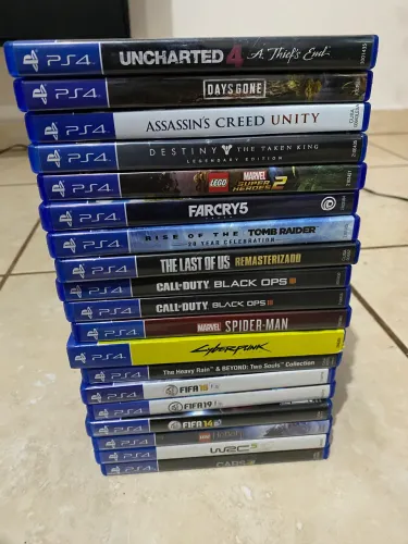 JOGOS PS4 (LEIA)