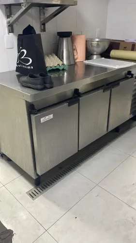 GELADEIRA HORIZONTAL INOX NOVA