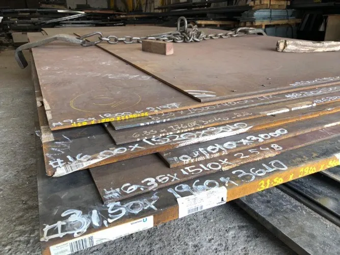 Chapas e retalhos de aço carbono - ferro 