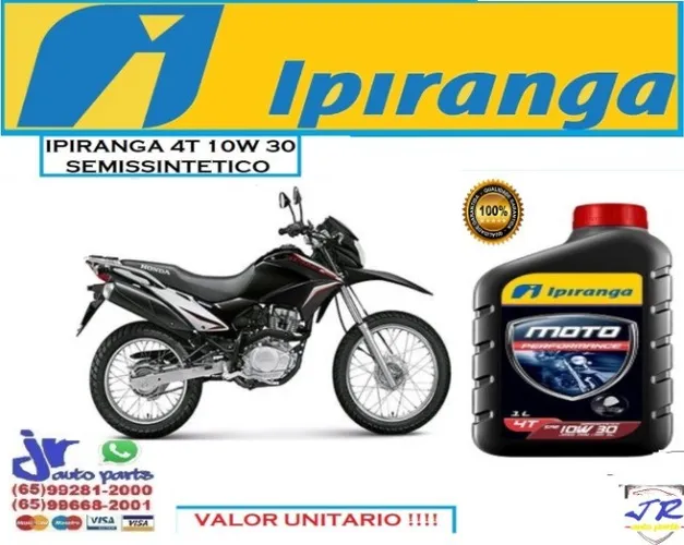 Oleo Ipiranga Moto 4T 10W30 Bros 2014