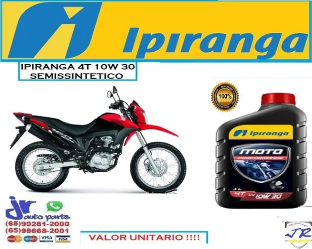 Oleo Ipiranga Moto 4T 10W30 Bros 2016