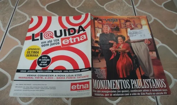 Revista Veja São Paulo 14 Fevereiro 2007. Monumentos Paulistanos. Para Colecionadores.