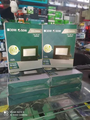Refletor led 50w  Branco Frio  (Distribuidora JK Eletrônicos, Honestidade e Qualidade)