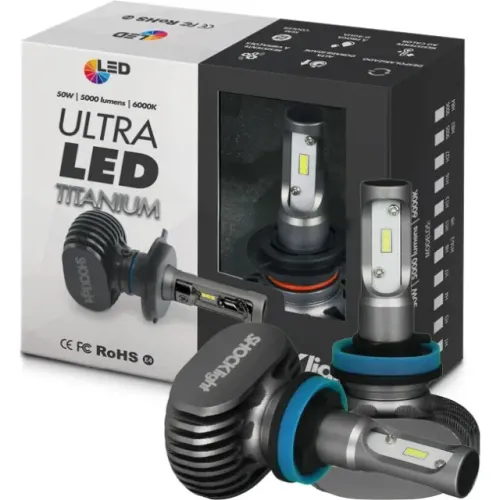 Titanium Lâmpada Ultra LED - H16-2 - Shockligh - SLL-60008
