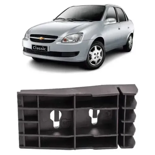 Guia Parachoque Chevrolet Corsa Sedan 1996 à 2010 - Traseiro LD LE - N400804