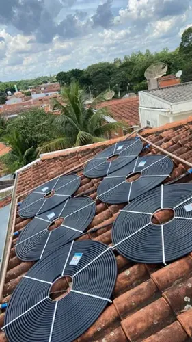 Placa Solar Ø1,60 Circular de Aquecimento Solar para Piscinas - Fabricante - Thermal Coat
