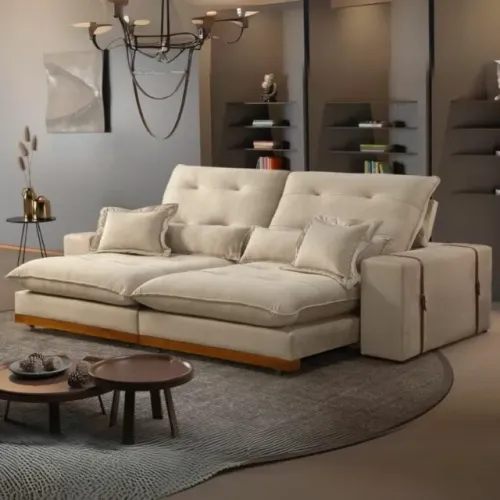 sala sofa retratil e reclinavel 6 lugares