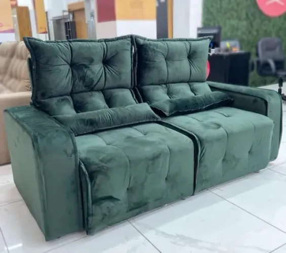 Sofá Retrátil e Reclinável Diuca