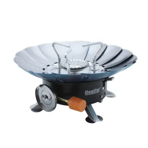 Fogareiro Portatil Para Brisa Fogão a Gas Corta Vento Camping Viagem Caminhoneiro 