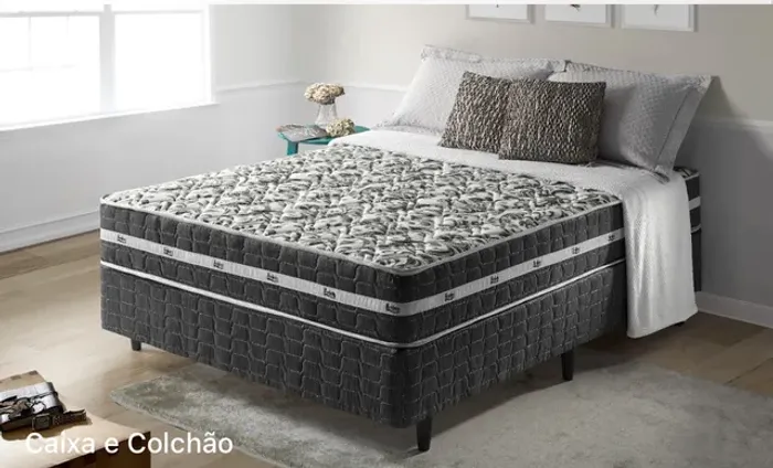 Colchão Casal Molas Pillow Flat OFERTA t53