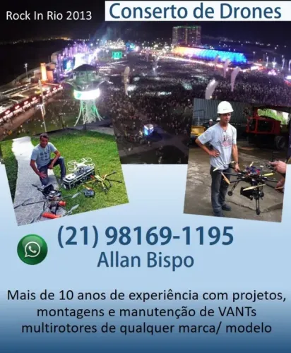 Conserto em Drones