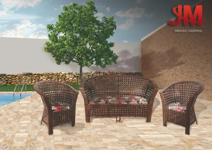 Sofá de Junco Buzios Premium - Até 12x sem juros