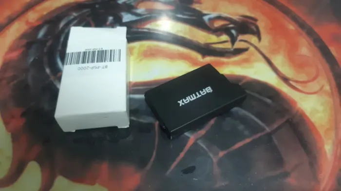 bateria psp 2000 / 3000 batmax 4h duração - já é o menor preço