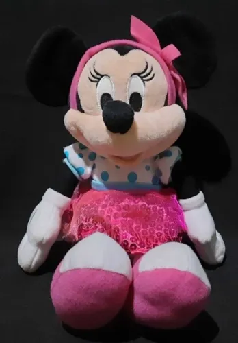 Pelúcia Minnie Mouse Disney Mundo Plush 25 Cm