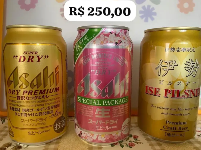 Exclusivíssima edicao cervejas japonesas