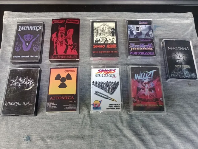 Fitas K7 : Impurity - Mutilator - Attomica - The Mist - Inluzt - Marenna (split importado)