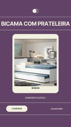 Promoção Bicama com Prateleira Lateral - 28/11   