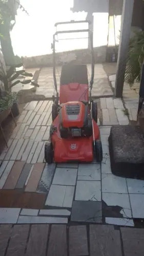 Cortador e recolhedor de grama 