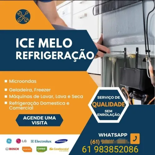 Serviço Assistência técnica, Conserto de geladeira, Máquina de lavar, microondas