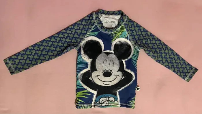 Camisa Proteção UV Mickey - TAM. 1 ano
