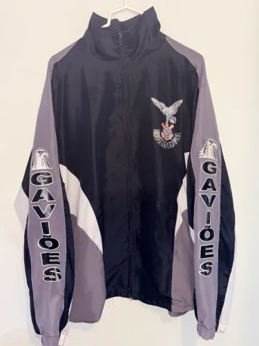 Blusa Gaviões da Fiel Preta e Cinza