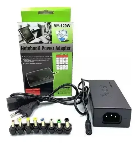 Fonte Carregador Universal Notebook Adaptador 120w Power Novo
