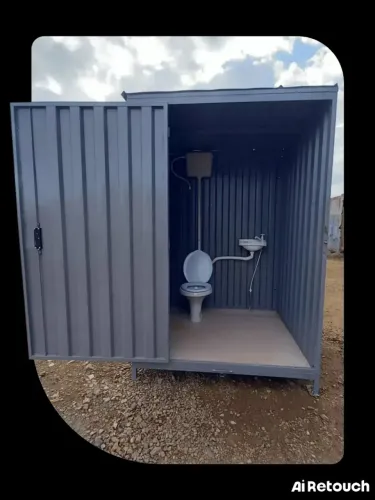 Sanitário e Box de Banheiro em Container desmontável