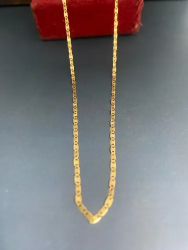 Cordao de ouro 18k modelo Piastrine padrão alta joalheria 