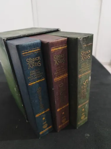 Box DVD filmes O Senhor dos Anéis