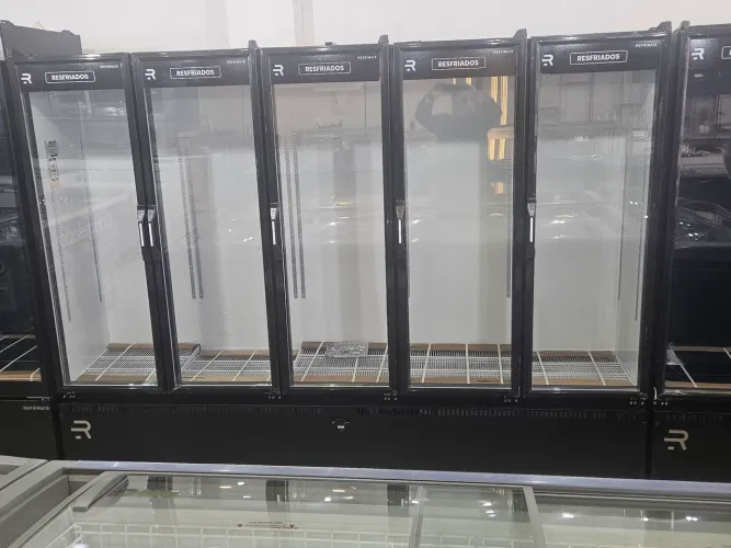 refrigerador 5 portas expositor de bebidas e frios - a pronta entrega 