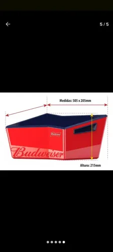 Caixa de gelo Budweiser
