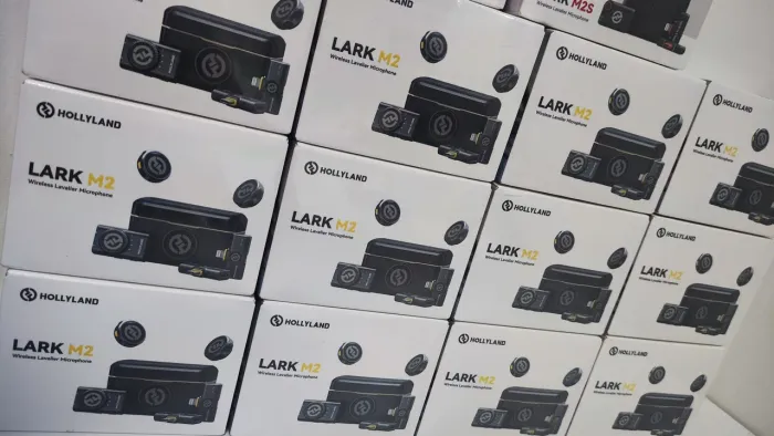 Microfone de Lapela sem Fio Hollyland Lark M2 Duo 
