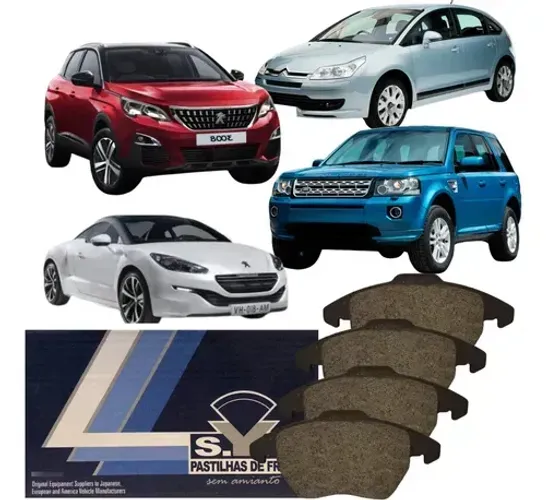 Pastilha De Freio Dianteiro S.y.l Citroen C4, Land Rover