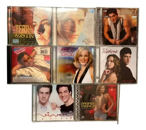 8 CDS DE NOVELAS DA GLOBO 