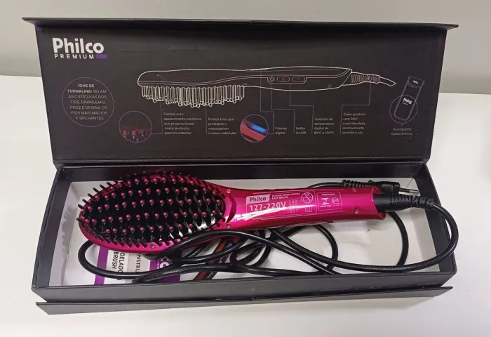 Escova Modeladora Philco Easy Brush 127-220V