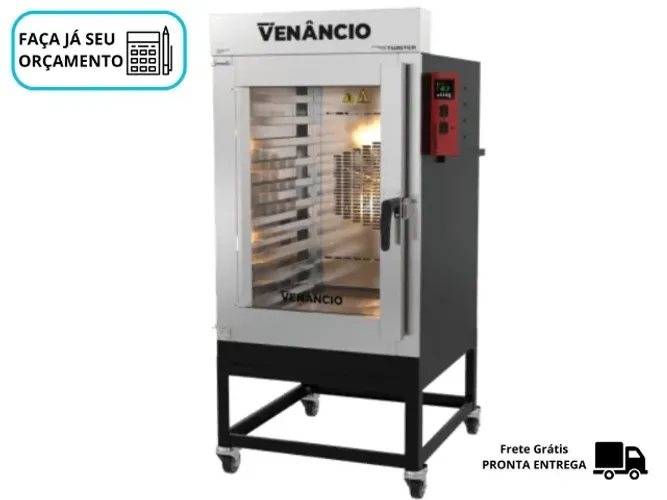 Forno a Gás 10 Esteiras Turbo Venâncio Monofásico Novo