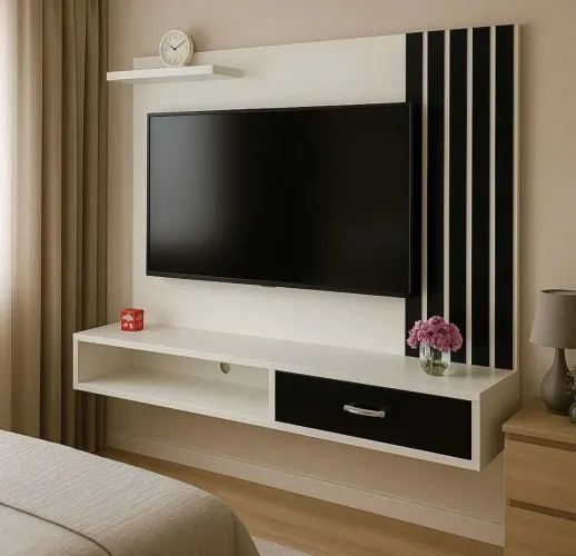 Painel para tv de até 65PEGADAS 100% MDF ( ENTREGA E INSTALAÇÃO GRÁTIS!)