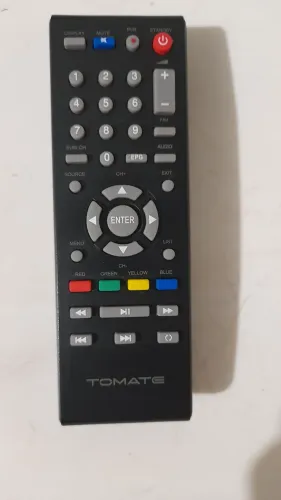 Controle remoto tv portátil tomate mtm707