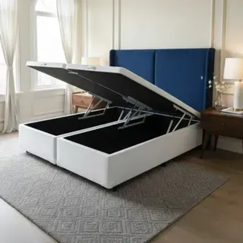 Base Box Queen Cinza